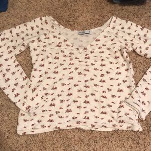 Long sleeve floral shirt